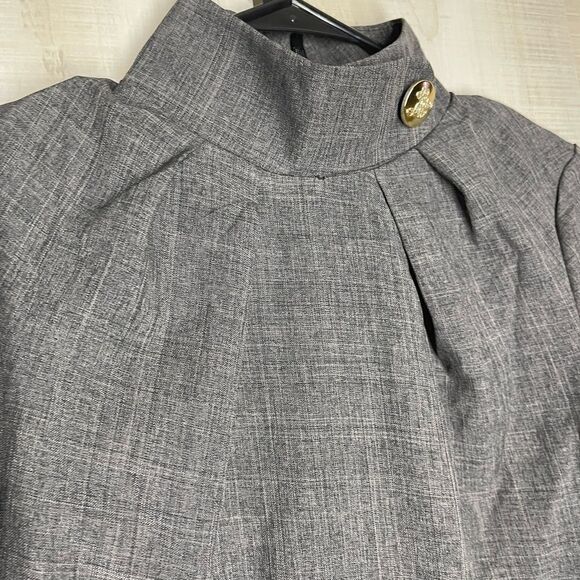Dioni gray‎ 3/4 sleeve sheath dress, size small - Picture 4 of 16